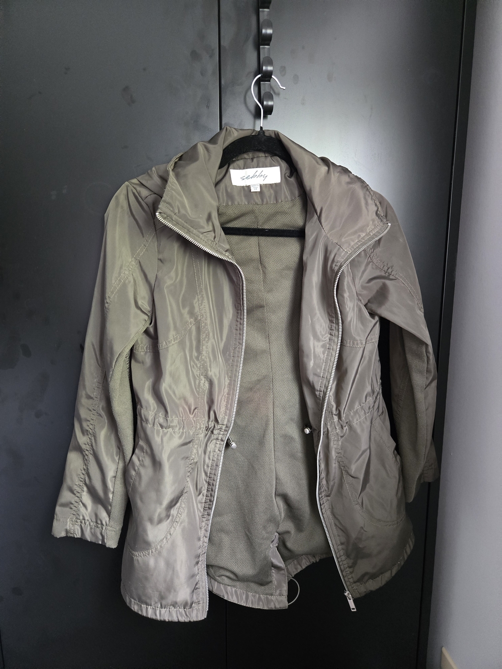 Green Hooded Anorak Jacket